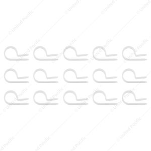 1/2" I.D. Natural Nylon Cable Clamps (15-Pack)