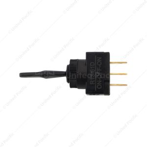 Black Non-Illum Toggle 20 Amp 12V S.P.D.T. On/Off/On 1 Pc.