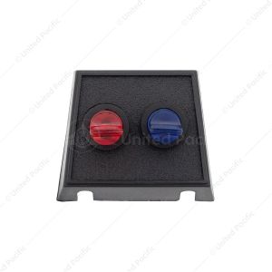 Red & Blue Illum Duckbills in Panel Mount Combo 20 Amp 12V S.P.S.T. On/Off 1 Set.