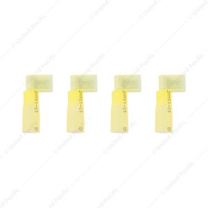 12-10 .250 Tab Yellow CS FI FM Flag Terminal (4-Pack)