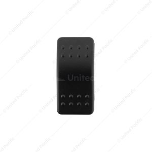 Black DPDT Mom. On/Off/On Rocker Switch (Carling S) 1 Pc