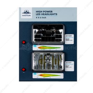 Display For 4" X 6" Lights - High Beam Lights 31089 & 31397