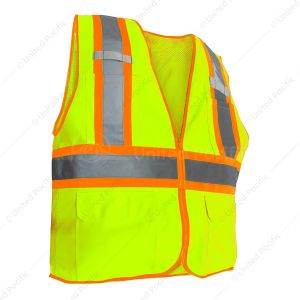 RigGear High Visibility Reflective Yellow Safety Vest-Large