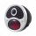 6V Black Tail Light Assembly With Blue Dot For 1928-31 Ford Model A - L/H