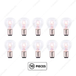 50-32 Candle Power (1188) 6V Headlight Bulb For 1928-32 Ford Car (10 Pcs)