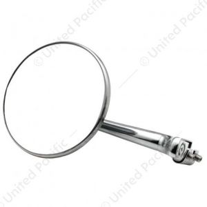 4" Stainless Steel Peep Mirror With Chrome Straight Arm