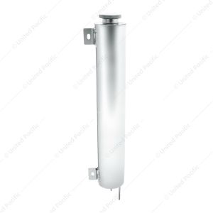 2"x19" Universal Polished Stainless Steel Radiator Overflow Tank