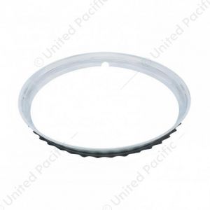 Ribbed Stainless Steel Beauty Rim