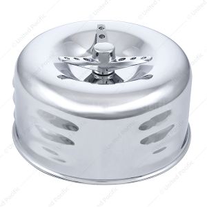 4" Round Louvered Air Cleaner With 3-Wing Screw