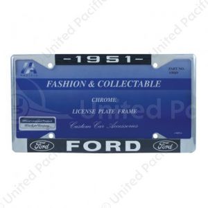Chrome License Plate Frame For 1951 Ford Car & Truck