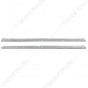 Chrome Plated Door Sill Plate Set For 1932 Ford 5-Window Coupe (Pair)