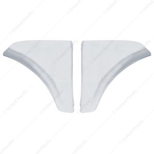 Stainless Steel Fender Skirt Scuff Pads For 1965-66 Chevy Passenger Car (Pair)