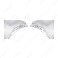 Stainless Steel Fender Skirt Scuff Pads For 1959 Chevy Passenger Car (Pair)