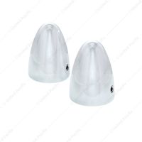 Chrome Wiper Shaft Bullets For 5/8" Dia Shafts (Pair)
