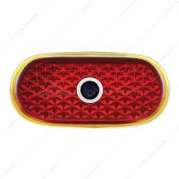 Glass Tail Light Lens With Blue Dot For 1940 Chevy Passenger Car