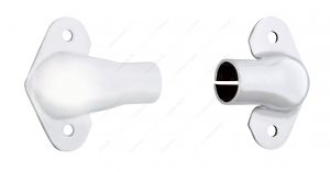 Chrome Tailgate Hinges For 1941-53 Chevy & GMC Truck Stepside (Pair)