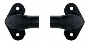 Black Tailgate Hinges For 1941-53 Chevy & GMC Truck Stepside (Pair)