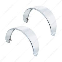 Stainless Steel Outside Mount Headlight Visor (Pair)