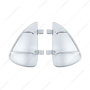 Polished Stainless Steel Vent Window Breezies (Pair)