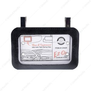 Vintage Sun Visor Registration Holder