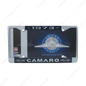 Chrome License Plate Frame For 1973 Chevy Camaro