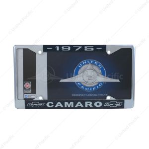 Chrome License Plate Frame For 1975 Chevy Camaro