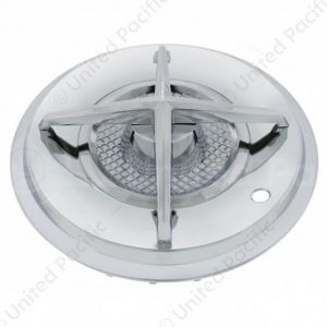 14" Chrome Cross Bar Hubcap (4/Set)