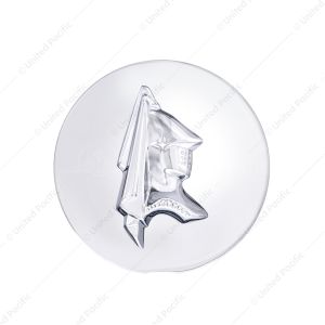 Chrome Die-Cast Lancer Knight Center Cap