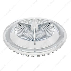 16" Chrome Polara Tri-Bar Hubcap (4/Set)