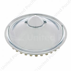 16" Chrome Sombrero Hubcap Set With Bullet Center (4/Set)