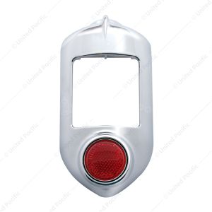 Chrome Tail Light Bezel With Reflector For 1951-1952 Chevrolet Passenger Car