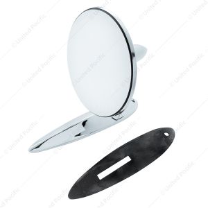 Exterior Rear View Mirror With Convex Mirror For 1955-1957 Chevy Passenger Car