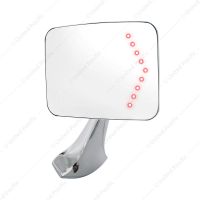 Exterior Sport Mirror With LED Turn Signal For 1970-1972 Chevy & GMC Truck - L/H