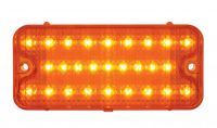 27 Amber LED Parking Light For 1967-68 Chevy Truck, Amber Lens