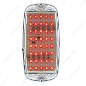 40 LED Tail Light Assembly For 1960-66 Chevy & GMC Fleetside Truck, Clear Lens