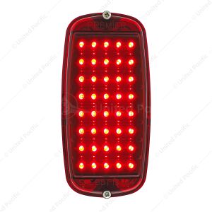 40 LED Tail Light Assembly For 1960-66 Chevy & GMC Fleetside Truck, Red Lens