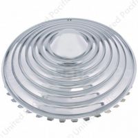 15" Chrome Starburst Hubcaps (4/Set)
