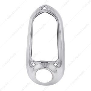 Stainless Steel Tail Light Bezel For 1949-50 Chevy Passenger Car - R/H