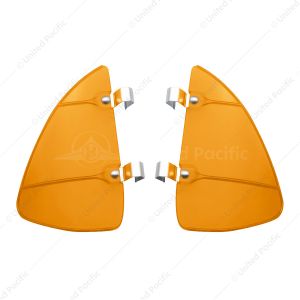 Plastic Wind Vent Window Breezies, Amber (Pair)