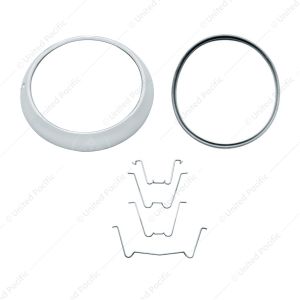 Headlight Rim Kit With Gaskets And Clips For 1947-54 Chevy Truck