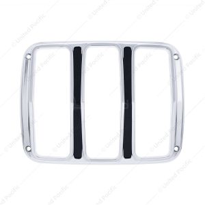 Chrome Tail Light Bezel With Black Painted Detail For 1964.5-66 Ford Mustang