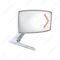Exterior Mirror With Convex Glass And LED Turn Signal For 1967-68 Ford Mustang - R/H