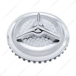 15" Chrome 3-Bar Fiesta Style Hubcaps (4/Set)