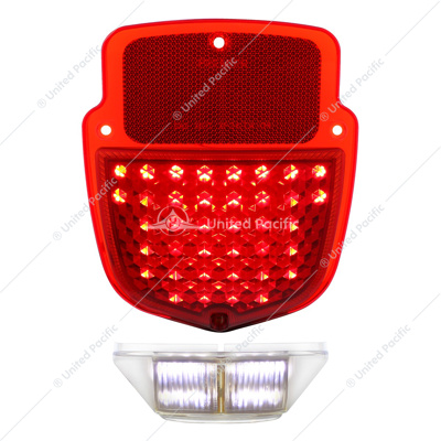 38 LED Tail Light With 12 LED License Plate Light For 1953-56 Ford Truck - L/H