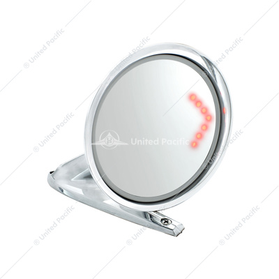 Exterior Mirror With Convex Glass And LED Turn Signal For 1964.5-66 Ford Mustang - R/H