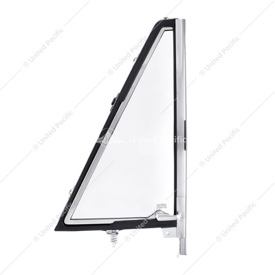 Vent Window Assembly Chrome Frame Without Tinted Glass For 1966-77 Ford Bronco - L/H