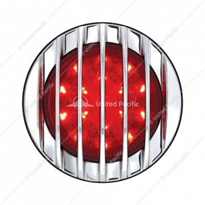 17 LED 1937 Ford Car Style Tail Light With Chrome Grille Style Flush Mount