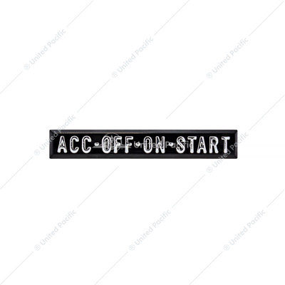 ACC-OFF-ON-START Ignition Plate for 1967-72 Chevy & GMC Truck