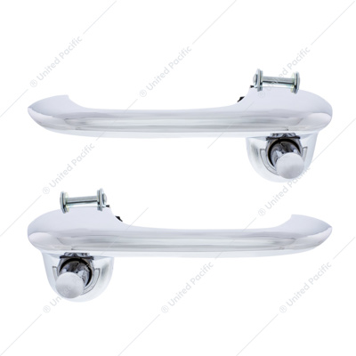Chrome Outside Door Handle Set For Ford Bronco (1966-1977) & Mustang (1967-1968)