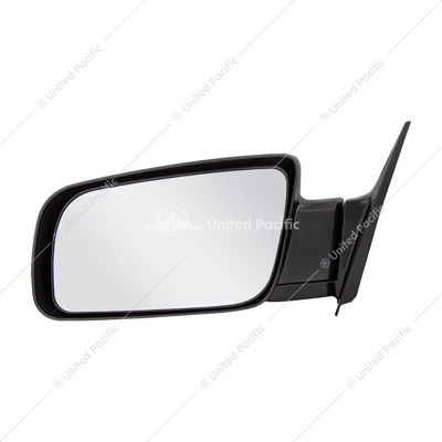 Black Door Mirror For 1988-2000 Chevy & GMC Truck - L/H (Manual, Foldable)